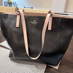 Kate Spade Black and Pink Tote Bag